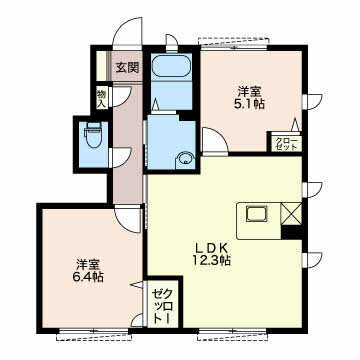 サンハイム北島 B102号-2
