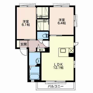 ヴィラージュ桜 C202号-16