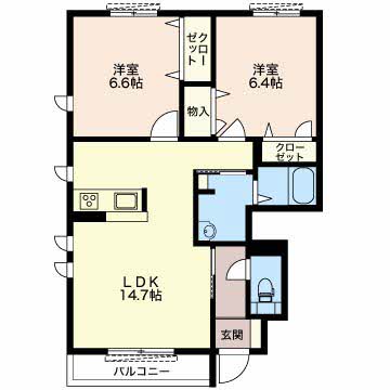 ベルクール A101号-2