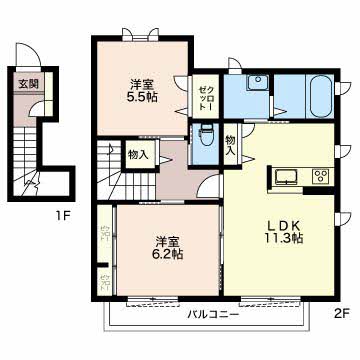 クレメントハイムⅡ 0201号-3