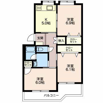 ハイツしらい 0203号-2