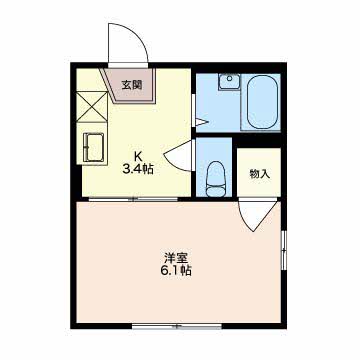 名高ハイツ 0102号-2