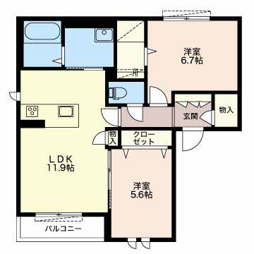 Ｌｅ・Ｂｏｉｓ八幡 0202号-16