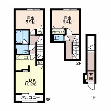 グリーンスクエア 202号-3
