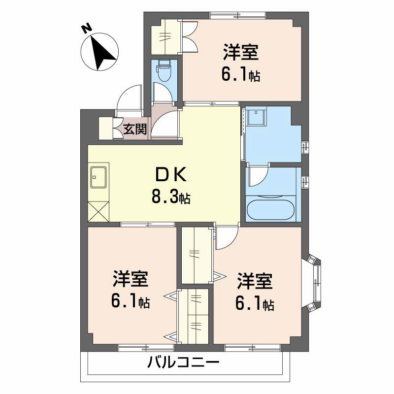 ドミール木綿台B202-2