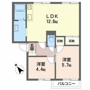 グリーンコーポ滝ノ水 A202号室