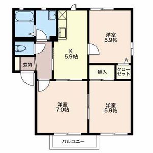 フレグランスヴェルジェ C102号室