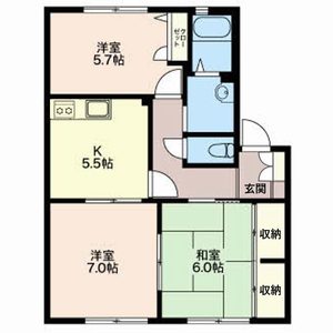 グレイスハウス B105号室