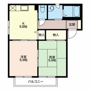 グリーンハウス B201号室