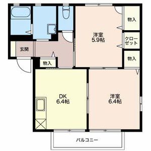 シャーメゾンランブル E102号室
