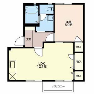 こすもす B201号室