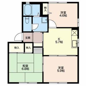 シュライン宮西 B102号室