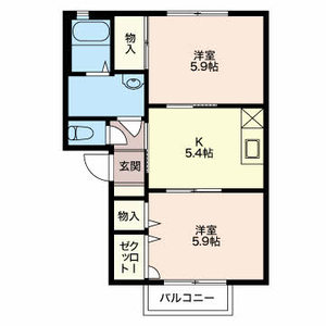 シャーメゾンエテルノ B202号室