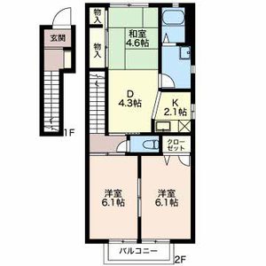 フレンズ A201号室