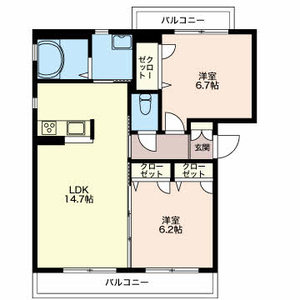 プルナス上高畑 A202号室