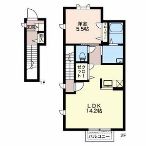 シャンブルＡＫ A201号室