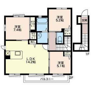 グランコートⅡ 2202号-2