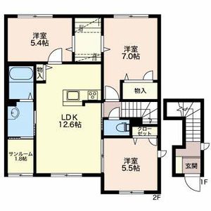 カーサホワイトショコラ 0203号室