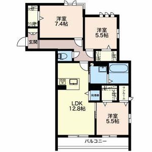 Ｃｌａｉｒ　ｄｅ　ｌｕｎｅ 0201号室