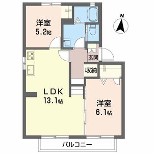 ラ・フォーレⅠ B202号室