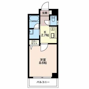 スカイコート阿由知通 0702号室