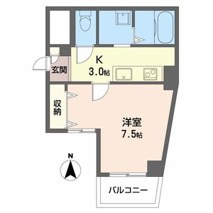 スカイコート阿由知通 0703号室