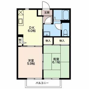 ＡＦＬＯＡＴ　２番館 B101号室