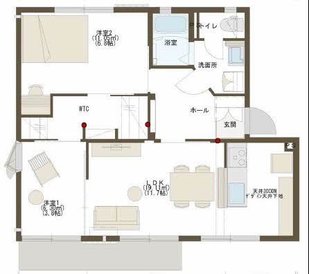 フレグランス牛川 B102号-2