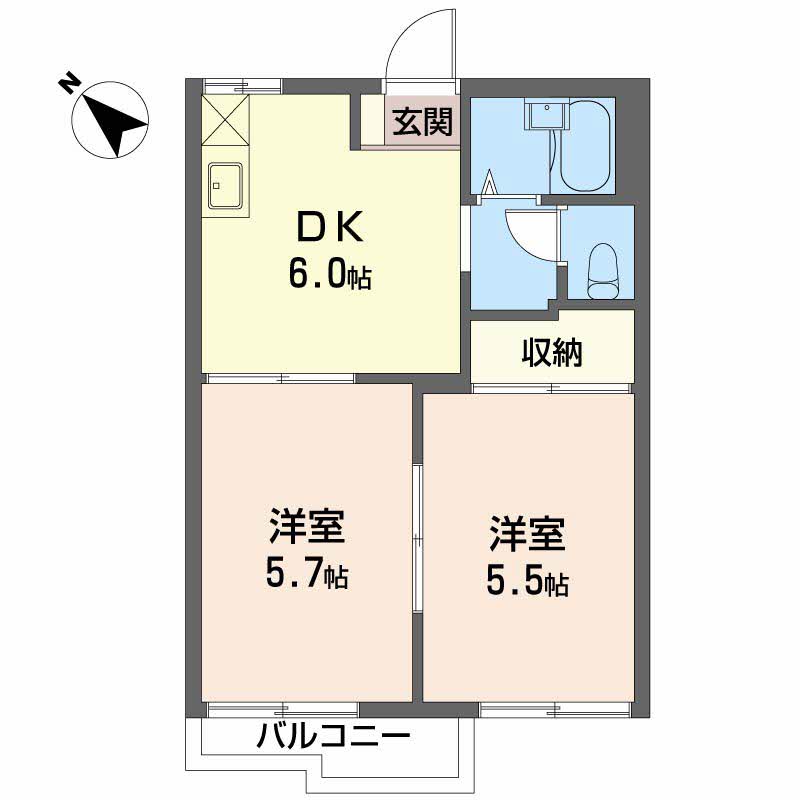 フレグランス牛川 C203号-2