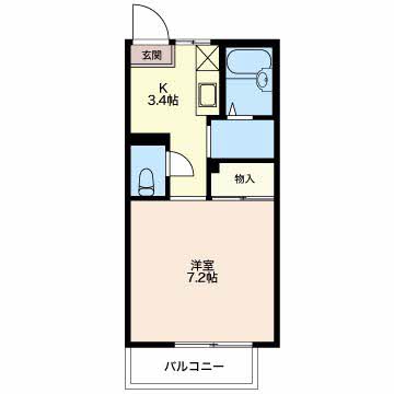 グランデール永田B201-2