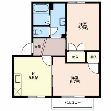 フレグランス砂田B202-2