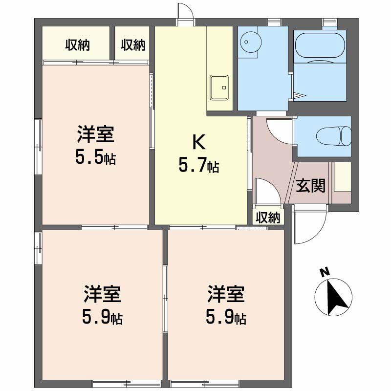 メゾン・アイリスB101-2