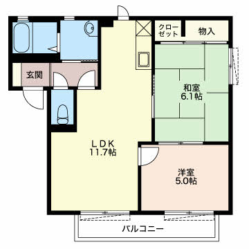 エメラルド　ガーデンⅡB201-2
