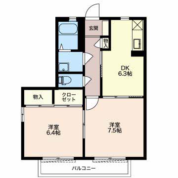 パルまつさかⅡ 0203号-3