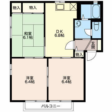 河合アパート A201号-16