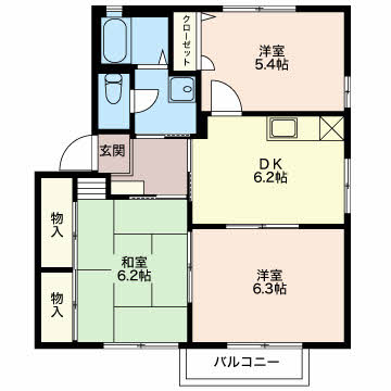 河合アパート C201号-16