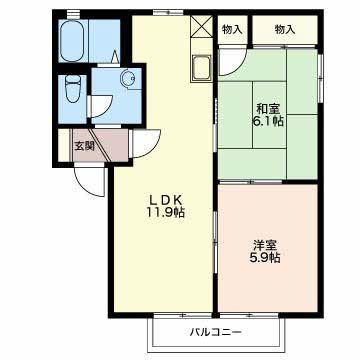 ウィンディー南楠B202-1