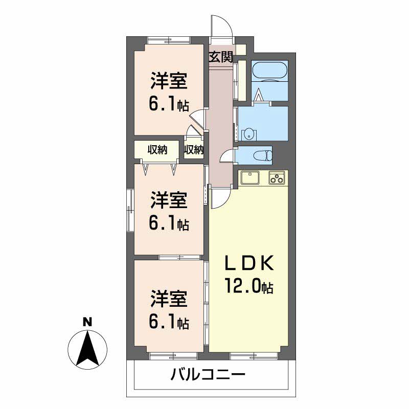 クレアージュ堀ノ内 0404号-2