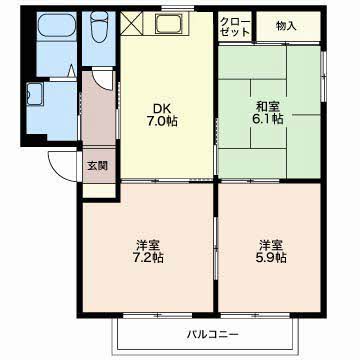 西上田ハイツⅠ1102-2