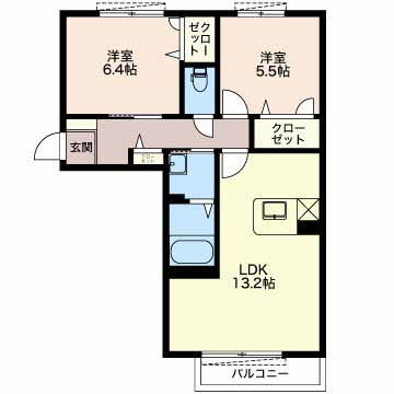 メゾンドール B201号-2