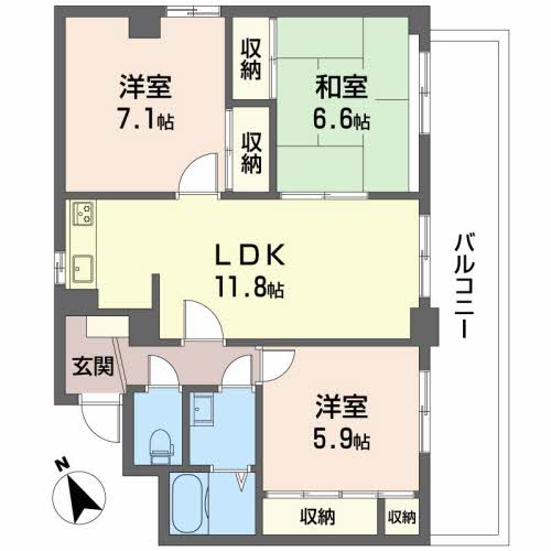 サンパレス大野 0203号-16