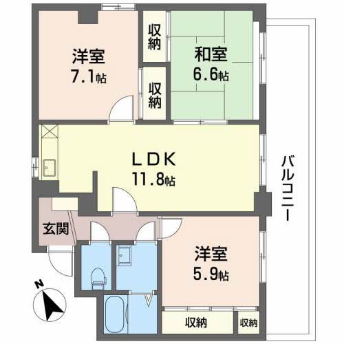 サンパレス大野 0303号-11