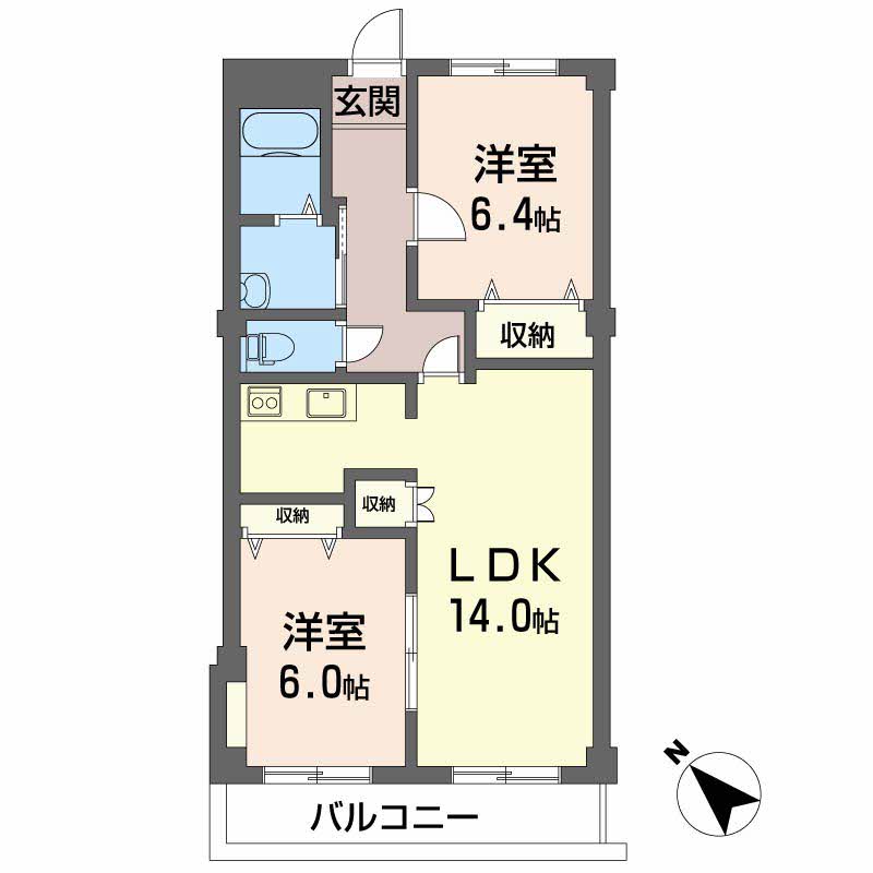 ブルースカイマンションⅡ 001E号-2