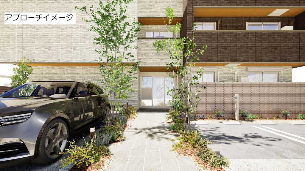 ベレオガーデンズ上中野 A0102号-3