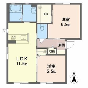クレセオ森　Ｂ棟 B0101号室