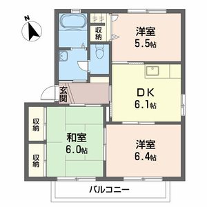 バリュージュＭ・Ｔ　Ａ棟 A0201号室