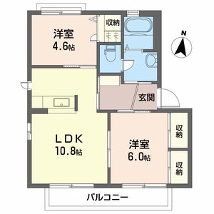 メゾンウィステリア　Ａ棟 A0202号室