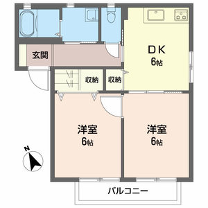 バリュージュ中沢　Ｂ棟 B0201号-2