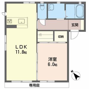 シャーメゾン中沢　Ｂ棟 B0101号-4