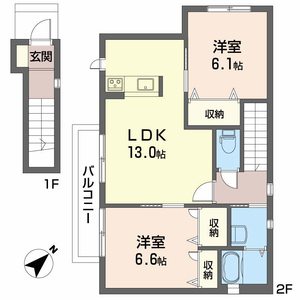 ブランシェ本川内　Ｃ棟 C0201号室